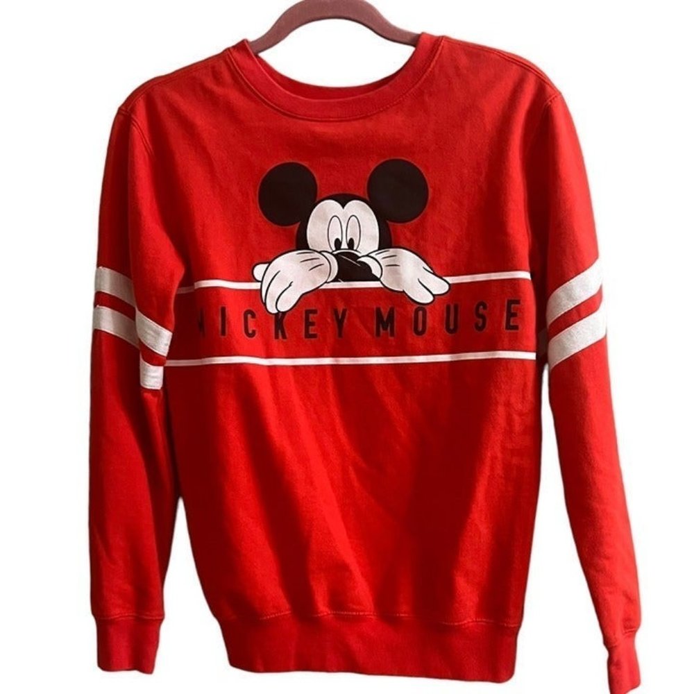 Pullover Sweater Women Size Medium Disney Mickey Mouse Vintage